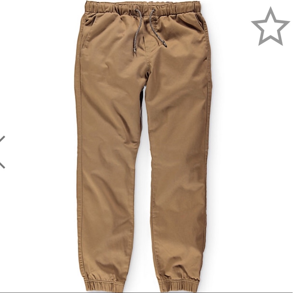 Dark Khaki Joggers